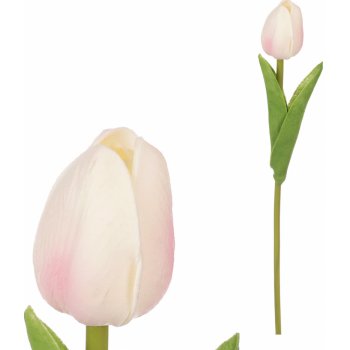 Tulipán mini, barva krémová Květina umělá pěnová Cena za 1ks KN5112 CRM