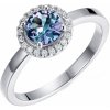 Prsteny Royal Fashion stříbrný pozlacený prsten Alexandrit DGRS0031 WG