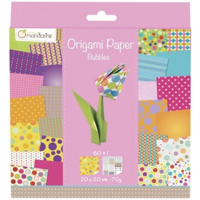 Avenue Mandarine Papíry na origami bubliny 20 x 20 cm 60 ks – Hledejceny.cz