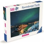 RAVENSBURGER Skandinávie Polární záře v Norsku 500 dílků – Hledejceny.cz