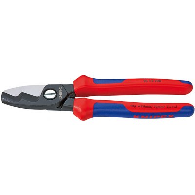 KNIPEX Nůžky kabelové 200 mm s dvojitým břitem, knipex 9512200 – Zboží Dáma