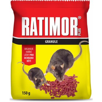 Unichem Ratimor Plus Bromadiolon nástraha na hlodavce granule 150 g