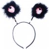 Karnevalový kostým Čelenka tykadla s okem čaroděj 2druhy HALLOWEEN