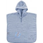 Kikko BIO bavlněná froté osuška s kapucí XKKO Organic 90x90 Baby Blue Stars – Hledejceny.cz