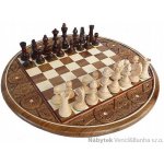 Desková hra, dřevěné šachy vyřezávané Kaseta intarsja 100 mad – Zboží Živě