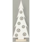 Autronic Stromeček vánoční kovová dekorace s plastovými koulemi – Hledejceny.cz