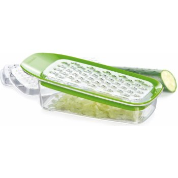 Tescoma Vitamino zelené – ruční, plastové, kuchyňské struhadlo s nádobkou
