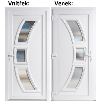 Soft 3D 5901 bílá levé 100 x 210 cm – Hledejceny.cz