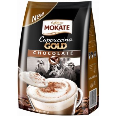 Mokate Cappuccino Gold s čokoládovou příchutí 1 kg – Zboží Mobilmania