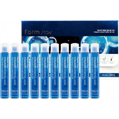 Farmstay Collagen Water Full Moist Treatment Hair Filler 10 x 13 ml – Hledejceny.cz
