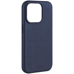 FIXED MagLeather kožené s podporou Magsafe Apple iPhone 15 Plus modré FIXLM-1201-BL
