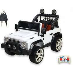 Daimex dětské elektrické autíčko Rover Courage s 2.4G dálkovým ovládáním FM  rádiem USB MP3 bílá od 5 600 Kč - Heureka.cz