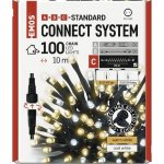 Emos D1AN02 Standard LED spojovací vánoční řetěz blikající 10 m venkovní teplá studená bílá – Zboží Dáma