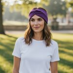 Ebbie Bavlněná lilek žebrovaná – Zboží Dáma