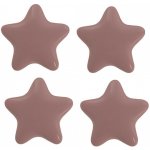 Set 4ks růžová úchytka hvězda - Ø 4* 3/6 cm - Clayre & Eef – Hledejceny.cz