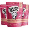 Kapsička pro kočky Meowing Heads So fish ticated Salmon 3 x 100 g