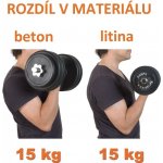 MOVIT Jednoruční litinová činka 15 kg – Hledejceny.cz