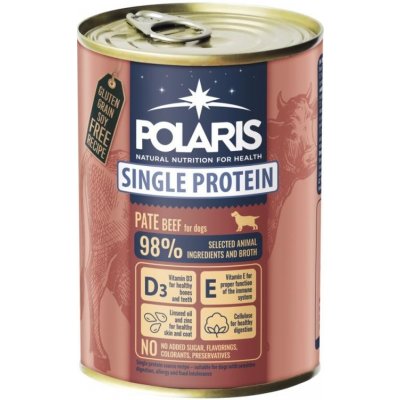 Polaris Single Protein Pat Hovězí 6 x 400 g – Zbozi.Blesk.cz