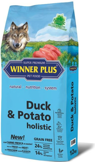 WINNER PLUS Holistic Duck and Potato 12 kg