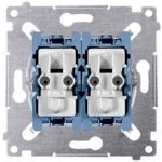 Simon SW6/2XLM s orientačním podsvětlením přístroj 10AX 250V bezšroubové – Hledejceny.cz