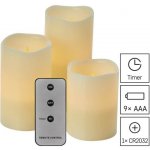 EMOS SADA 3x LED Vánoční dekorace 3xLED 3x3AAA + dálkové ovládání EMS725 – Hledejceny.cz