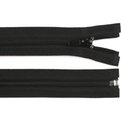 Spirálový zip šíře 5 mm délka 125 cm, 150 cm - 1 (125 cm) černá – Zboží Mobilmania