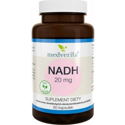 Medverita NADH 20 mg 60 kapslí – Hledejceny.cz