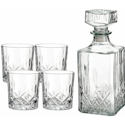 Homla Sada karafy na whisky 950 ml + 4 x 200 ml – Zboží Mobilmania