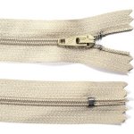 Spirálový zip no.3 nerozepínací 22cm - více barev color: 707 béžová světlá – Hledejceny.cz