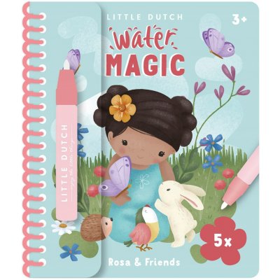 Little Dutch Kniha kouzlení s vodou Rosa & Friends – Zboží Dáma