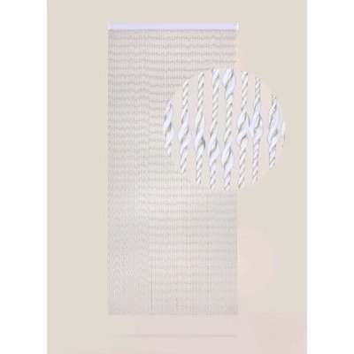 Závěs do dveří EMBER 90x210 cm béžový/bílý – Hledejceny.cz