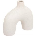 Bílá dekorativní keramická váza Asy do obývacího pokoje 18 cm – Hledejceny.cz