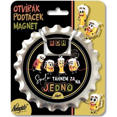 Nekupto Otvírák na pivo, podtácek - Spolu táhnem na jedno – Hledejceny.cz