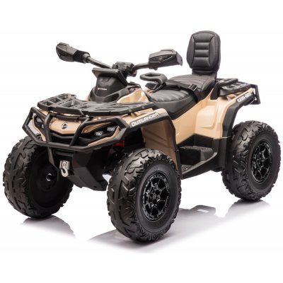 Mamido Dětská elektrická čtyřkolka Can-Am Outlander ATV béžová – Zboží Dáma