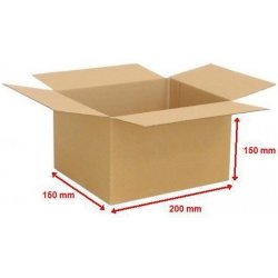 Kartonová krabice 200x150x150 mm - 25 ks (odeslání 3-5 dnů)