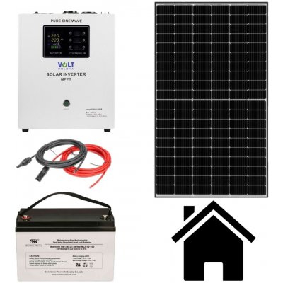 VSelektro Solární sestava VOLT Balkon I Kapacita AKU 120Ah Výkon FV 1×450Wp – Sleviste.cz