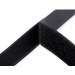 Suchý zip háček + plyš šíře 30 mm, střední, 2 černá – Hledejceny.cz