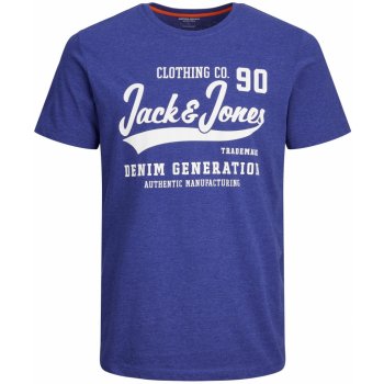 Jack&Jones pánské triko JJELOGO Standard Fit 12238252 Bluing