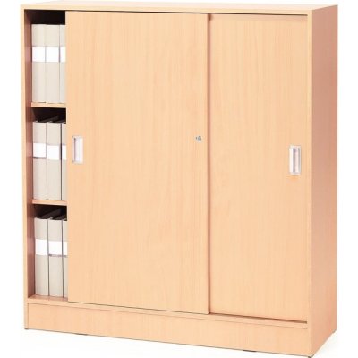 Flexus Skříň s posuvnými dveřmi, 1325x1200x415 mm, buk – Hledejceny.cz