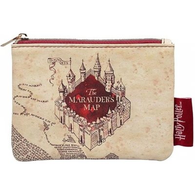 CurePink peněženka na mince Harry Potter Maradeus Map PURSHP19