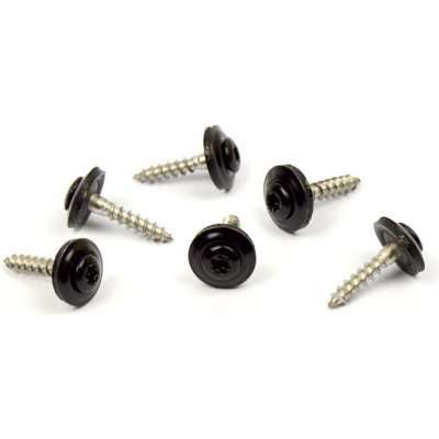 Klempířský šroub + EPDM, Černá RAL 9005 4,5 x 25 A2 – Sleviste.cz