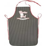 Forbyt Kuchyňská zástěra Master Chef černá 62x82 cm – Zboží Dáma