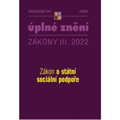 Aktualizace III/1 - o státní sociální podpoře – Hledejceny.cz
