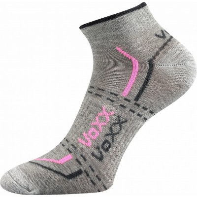 VoXX ponožky Rex 11 3 páry světle šedá/růžová