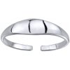 Prsteny SILVEGO Stříbrný prsten na nohu ZTD35252