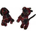 Esschert Design Látková dveřní zarážka s pískem PES SCOOBY č.1 dlouhé uši/č.2 krátké uši výběr z variant produkt č. 2 – Hledejceny.cz