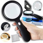 Geko Lupa 88 mm s LED světlem 10 x – Zboží Živě