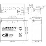 CSB GP12170 12V 17Ah – Hledejceny.cz