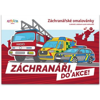 Záchranáři Do akce! Záchranářské omalovánky