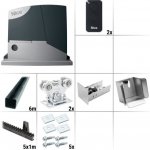 Nice Road 400 K1 7.2 - sestava pojezdu, pohonu a příslušenství, pro posuvnou bránu do průjezdu 4 m a 400 kg, profil bez úpravy – Hledejceny.cz